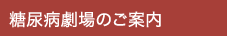 糖尿病劇場のご案内